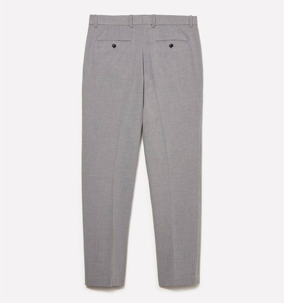 Light gray chinos - men's slim fit trousers - Gray | Sisley image number 2